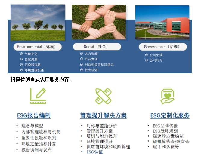 ESG评价与认证